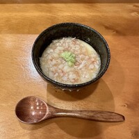 鮓 たいと - 赤足海老の茶碗蒸し