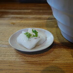 麺屋 一八 - 大将からそっと渡された漬物