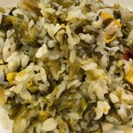 丸真ラーメン - 高菜やきめし　アップ
