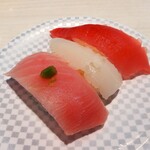 魚べい - 紅白三昧（300円）