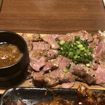 194439148 - ハラミ一本焼き(おろしポン酢)528円