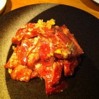 焼肉ホルモン 稲田 - 上タン切り落とし