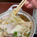 鍋焼うどん アサヒ - うどんのリフトアップ♪♪