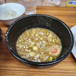 Taishouken Rosso - スープ割にはネギたっぷりで出汁も利いてて旨い