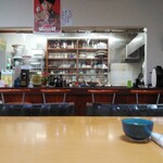 お食事処 飛彈 - 座った席からパチリ