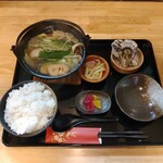 Sushi Kappou Satomi - 日替り定食　ブリ小鍋