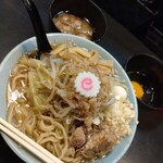 自家製麺 No11 - ラーメン➕生姜だれ➕生玉子➕アブラ