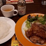 ジョナサン 京急富岡店 - チキングリルてりやきソース&肉焼売