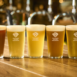 "Enjoy Our Proud 'Saison' (Craft Beer) Made at Our Own Brewery♪"