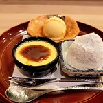 馬車道 大かわ - 甘味三種