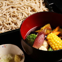 夏野菜の冷しそば