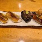中洲 銀寿司 - 生さば、シメサバ、カニ味噌