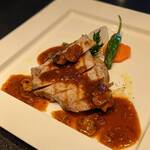 ル　シャン  - ポークソテー マッシュルームソース