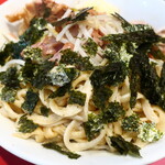 ラーメン二郎 - のりを刻んで♪