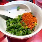 ラーメン二郎 - 待ってる間にカスタマイズ♪