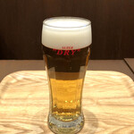 Kua aina - 生ビールはアサヒのスーパードライ
