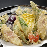 夏野菜天ぷら盛り合わせ
