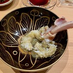 鮨処 池上 - 松葉蟹のしゃぶしゃぶ