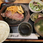 清野太郎 - ステーキ定食