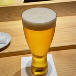 鮨処 池上 - ヱビス生ビール