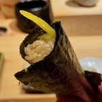 鮨処 池上 - 海苔が命：ハゲ肝タク