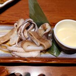 Mekiki no Ginji Chino Shiyakushomae Ten - Pickled Grilled Squid, JPY 592 – Jan. 2023