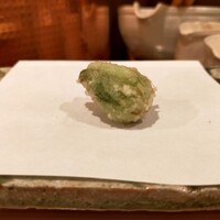 天白 - 丸まんまのふきのとうは初めて食べた。
