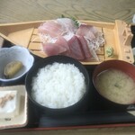 ふしみ食堂 - さしみ盛り定食（1,300円）