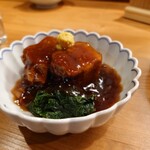日本酒 松本 - 八幡平コマクサ豚の角煮700円 202301