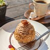 Keki Kafe Raku - モンブラン、ホット珈琲