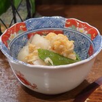 桶家乃隠居 - ゆり根の卵とじ