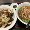 台湾料理　鴻翔 - 回鍋肉飯と台湾ラーメンのセット　¥700-