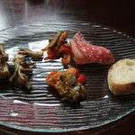 トラットリア エ ピッツェリア アミーチ - 前菜3種もり