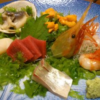 菊鮨 - 刺身盛り合わせ