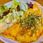 Mentaiko omelet