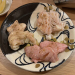 Fumiya - ホルモンおまかせ3種盛り合わせ(塩)