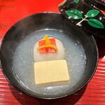 おおたに - 牡蠣真丈　かぶらのすり流し