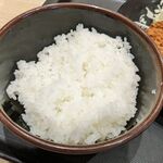 松乃家 - 定食のご飯（普通盛り）