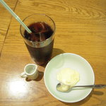レストラン Amare - アイスコーヒー＆バニラアイス