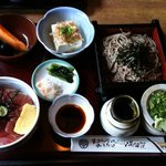 満留賀 - ミニマグロ丼セット