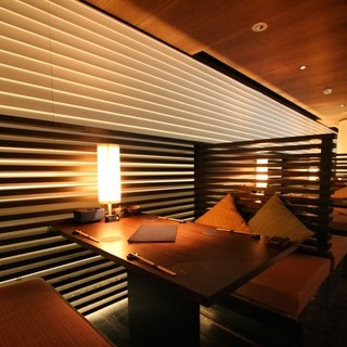 Completely private room with a calm atmosphere