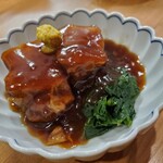 日本酒 松本 - 八幡平 コマクサ豚 角煮700円