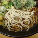 ふじ - ボソッとしたそばですが、美味しいお汁で生きる