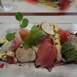 ビストロ ダイア - 喜茂別のホワイトアスパラ、サマートリュフ添え