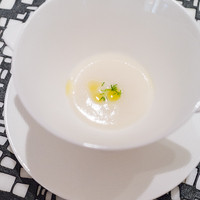 ahill ginza - スープの「新玉ネギの冷製ポタージュ」