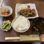 家庭料理居酒屋 よってって - 来ました！鶏肉のユーリンチー定食500円！