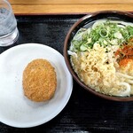 うどん あさひ - コロッケとかけうどんｗ