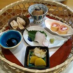 天ぷら処 天 - 天ランチ1680の前菜