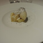 リストランテ カノフィーロ - 冬のティラミス　紅玉リンゴのタタンとシナモンのジェラート