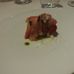 リストランテ カノフィーロ - ブッラータとあまおう、ハモンセラーノ